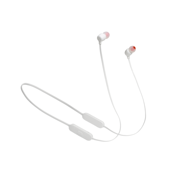 JBL Tune 125BT - White - Wireless in-ear headphones - Hero